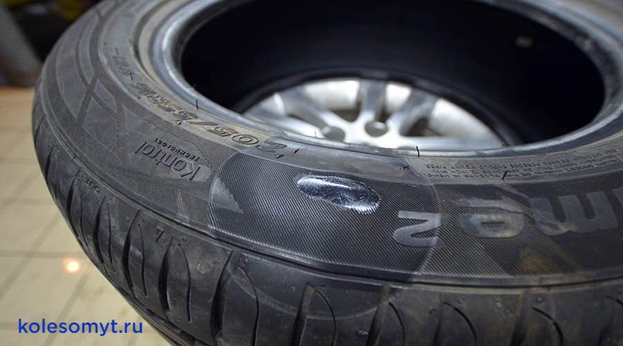 Боковой порез шины – как правильно ремонтировать?