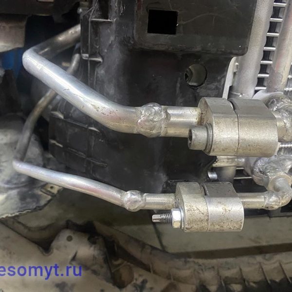 установка конденсора на VW